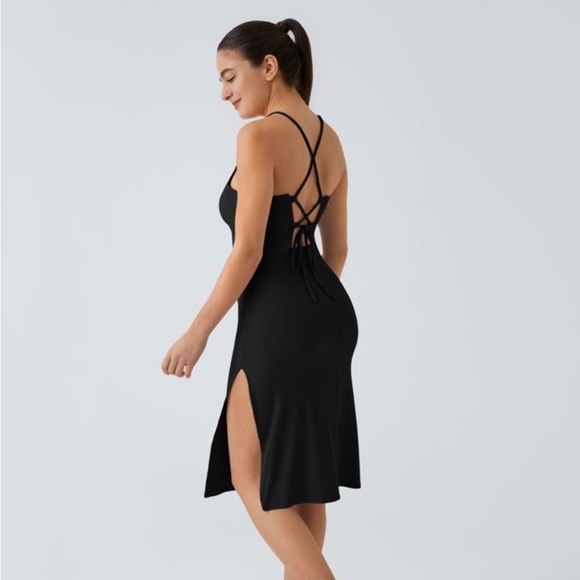 HALARA Black Midi Dress - Picture 2 of 3